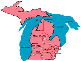 Michigan map